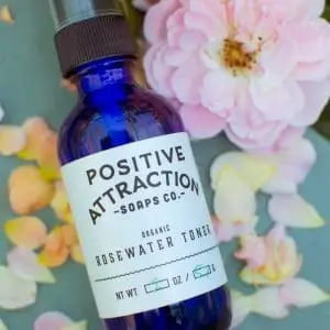 Positive Attraction Soap Co organic Rosewater Toner product