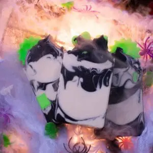 Organic Halloween designed soaps in Kentucky by Positive Attraction Soaps Co