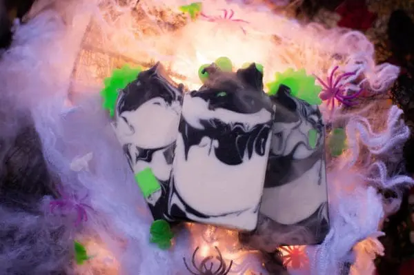 Organic Halloween designed soaps in Kentucky by Positive Attraction Soaps Co