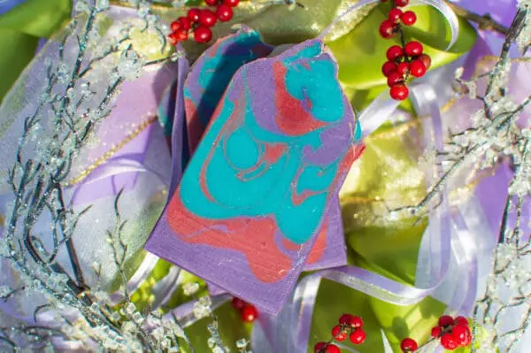 Enjoy our newest seasonal holiday soap. Sugar Plum Fairy is a limited run, so get it before its gone! Enjoy notes of tangerine, peach, lemon drop, cotton candy, and green apple. Moisturizing soap that feels oh so good on your skin.