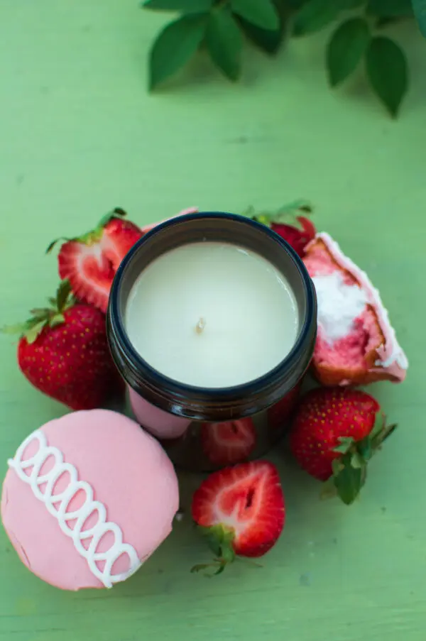 Strawberry Shortcake Candle