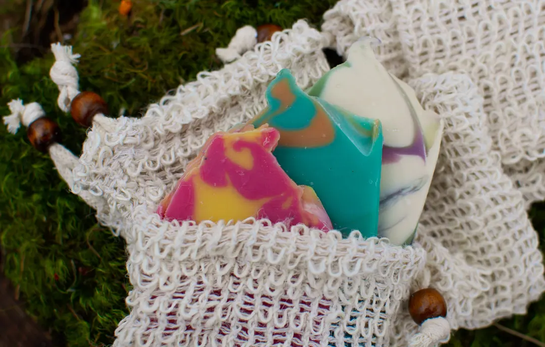 Soap Saver Bag with 4 Soap Ends